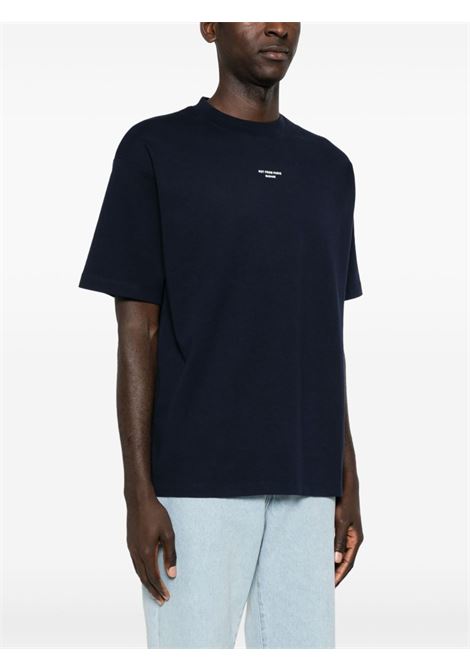 T-shirt le t-shirt slogan in blu Drole de monsieur - uomo DROLE DE MONSIEUR | PERMTS202CO002NY